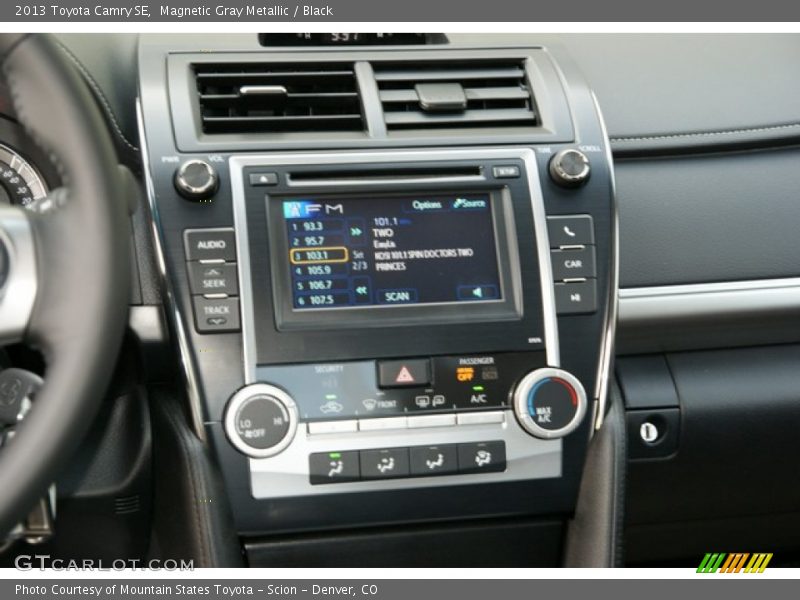 Magnetic Gray Metallic / Black 2013 Toyota Camry SE