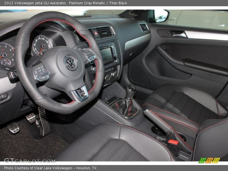 Platinum Gray Metallic / Titan Black 2013 Volkswagen Jetta GLI Autobahn