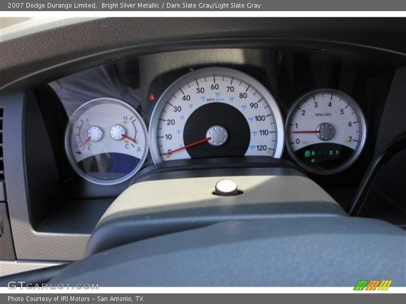 Bright Silver Metallic / Dark Slate Gray/Light Slate Gray 2007 Dodge Durango Limited