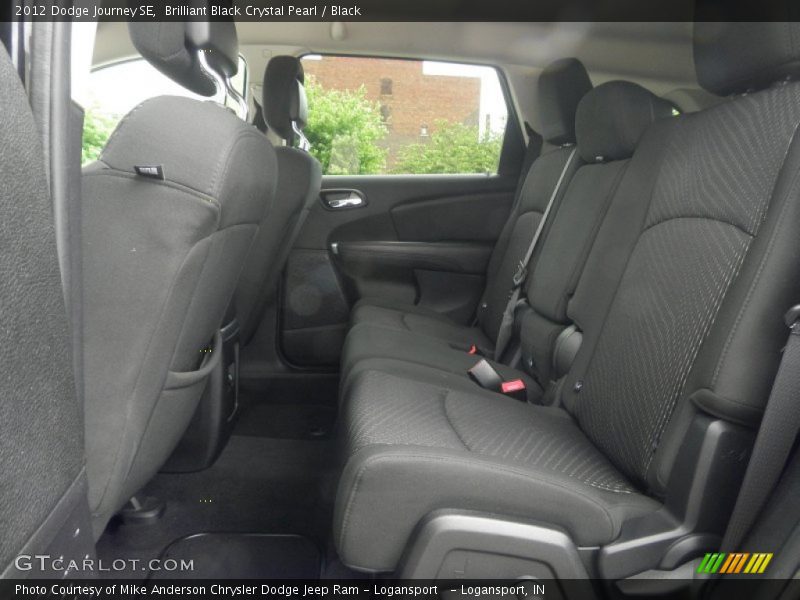 Brilliant Black Crystal Pearl / Black 2012 Dodge Journey SE
