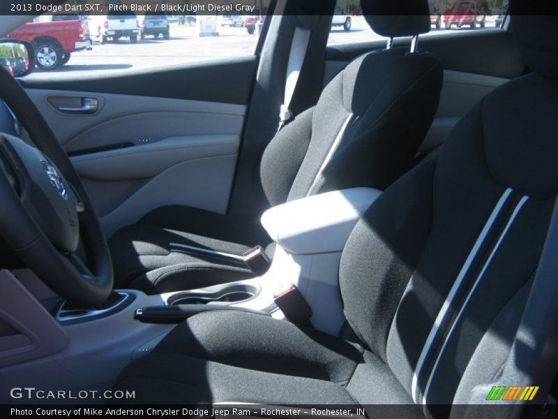Pitch Black / Black/Light Diesel Gray 2013 Dodge Dart SXT