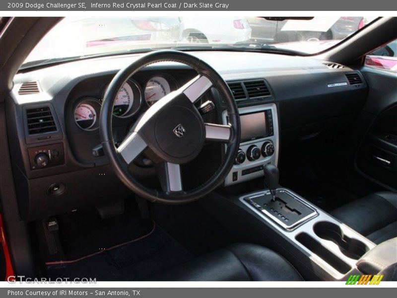 Inferno Red Crystal Pearl Coat / Dark Slate Gray 2009 Dodge Challenger SE