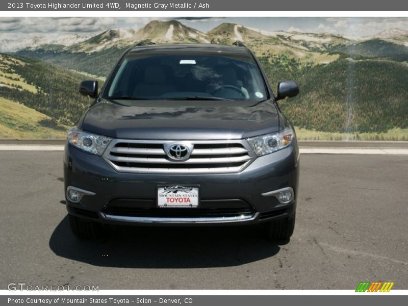 Magnetic Gray Metallic / Ash 2013 Toyota Highlander Limited 4WD