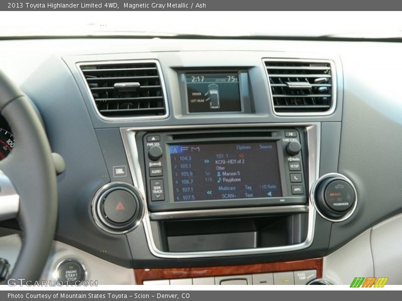 Magnetic Gray Metallic / Ash 2013 Toyota Highlander Limited 4WD