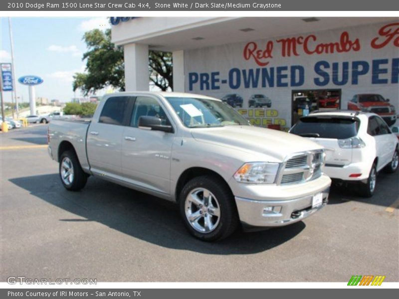 Stone White / Dark Slate/Medium Graystone 2010 Dodge Ram 1500 Lone Star Crew Cab 4x4