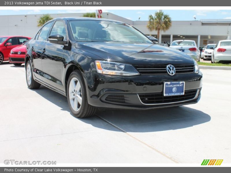 Black Uni / Titan Black 2013 Volkswagen Jetta TDI Sedan