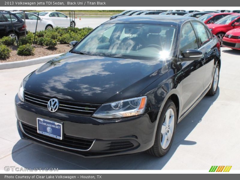 Black Uni / Titan Black 2013 Volkswagen Jetta TDI Sedan