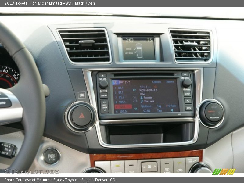Black / Ash 2013 Toyota Highlander Limited 4WD