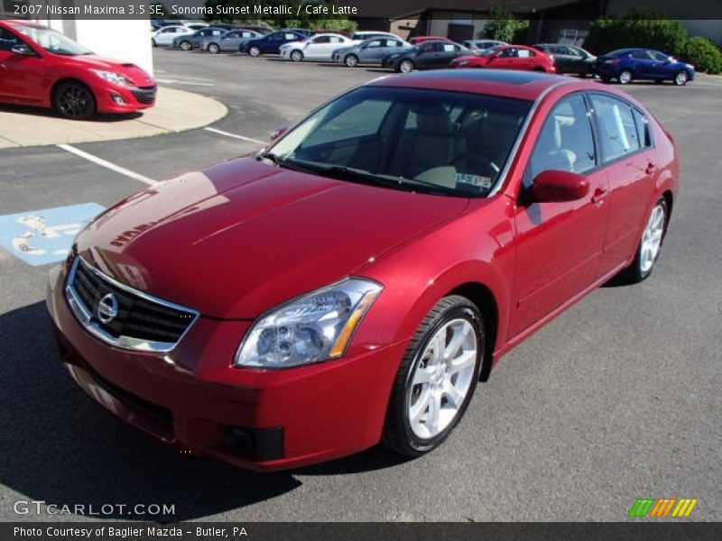 Sonoma Sunset Metallic / Cafe Latte 2007 Nissan Maxima 3.5 SE