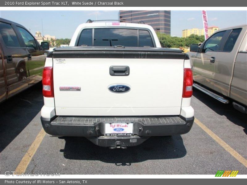 White Suede / Charcoal Black 2010 Ford Explorer Sport Trac XLT