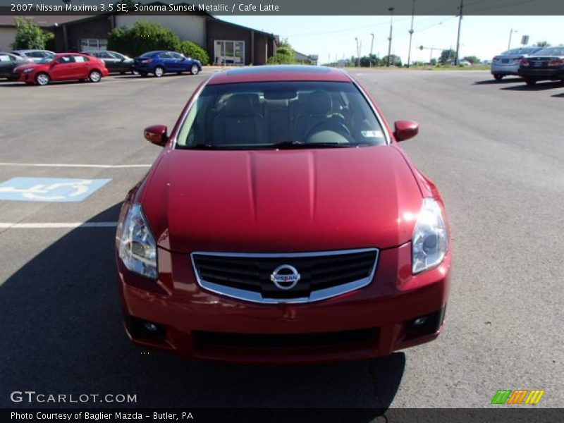 Sonoma Sunset Metallic / Cafe Latte 2007 Nissan Maxima 3.5 SE
