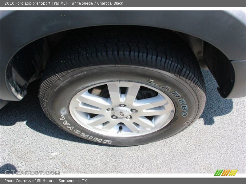 White Suede / Charcoal Black 2010 Ford Explorer Sport Trac XLT