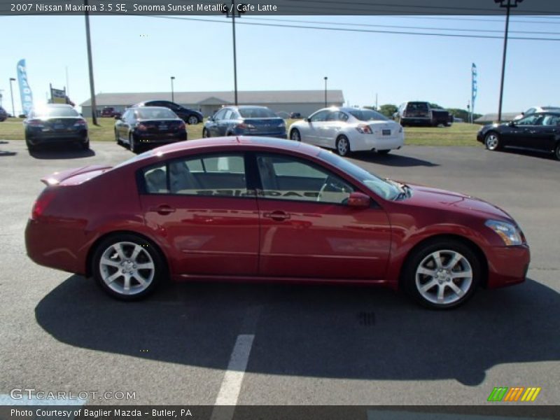 Sonoma Sunset Metallic / Cafe Latte 2007 Nissan Maxima 3.5 SE