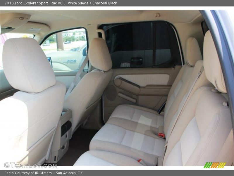 White Suede / Charcoal Black 2010 Ford Explorer Sport Trac XLT