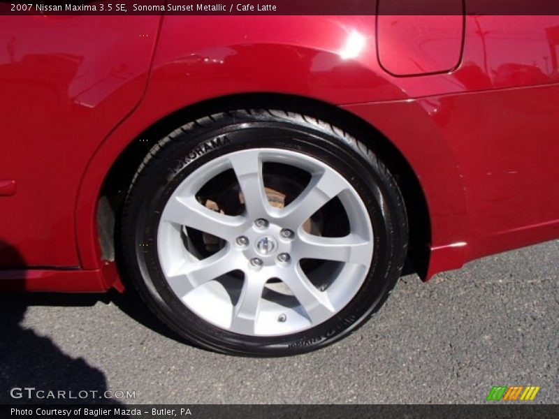 Sonoma Sunset Metallic / Cafe Latte 2007 Nissan Maxima 3.5 SE