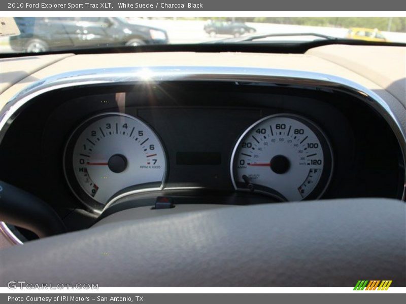 White Suede / Charcoal Black 2010 Ford Explorer Sport Trac XLT