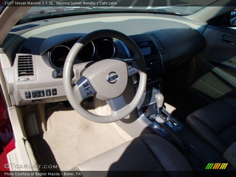 Sonoma Sunset Metallic / Cafe Latte 2007 Nissan Maxima 3.5 SE