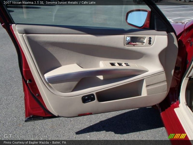 Sonoma Sunset Metallic / Cafe Latte 2007 Nissan Maxima 3.5 SE