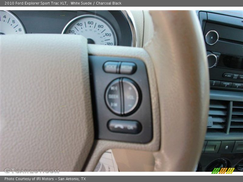 White Suede / Charcoal Black 2010 Ford Explorer Sport Trac XLT