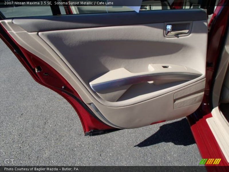 Sonoma Sunset Metallic / Cafe Latte 2007 Nissan Maxima 3.5 SE