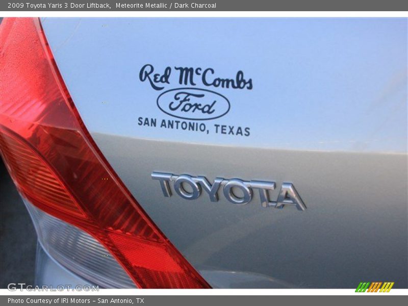Meteorite Metallic / Dark Charcoal 2009 Toyota Yaris 3 Door Liftback