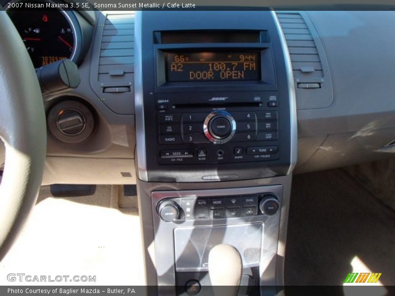 Sonoma Sunset Metallic / Cafe Latte 2007 Nissan Maxima 3.5 SE