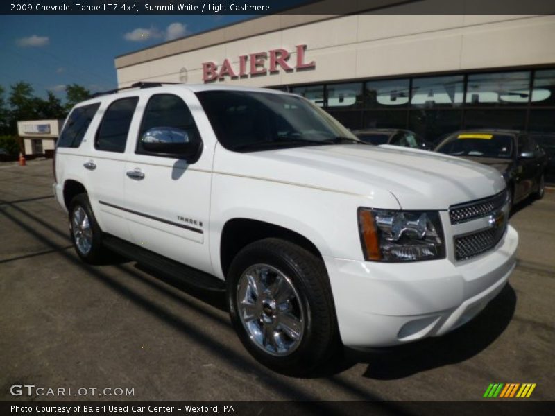 Summit White / Light Cashmere 2009 Chevrolet Tahoe LTZ 4x4