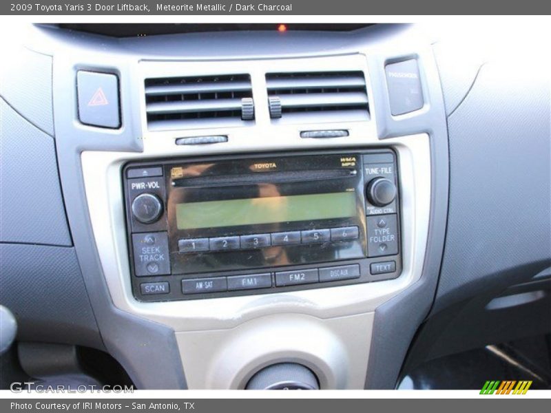 Meteorite Metallic / Dark Charcoal 2009 Toyota Yaris 3 Door Liftback