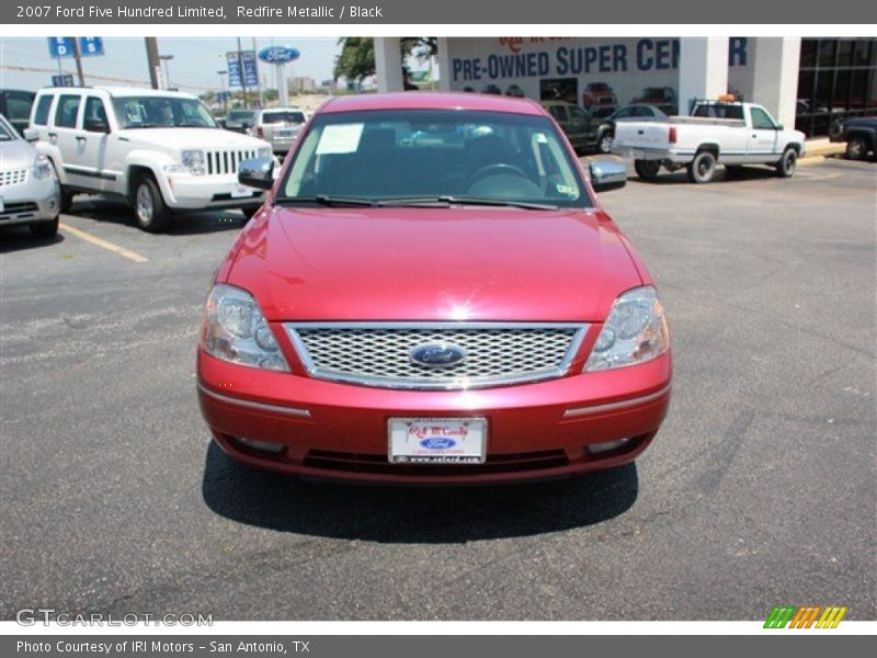 Redfire Metallic / Black 2007 Ford Five Hundred Limited
