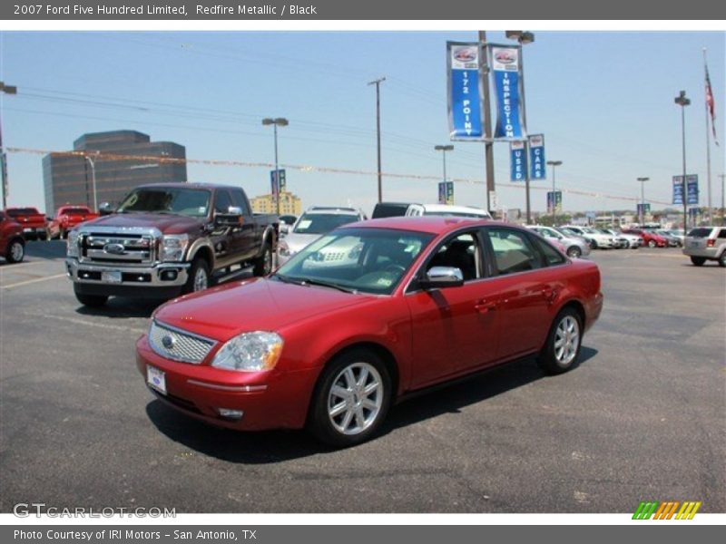 Redfire Metallic / Black 2007 Ford Five Hundred Limited