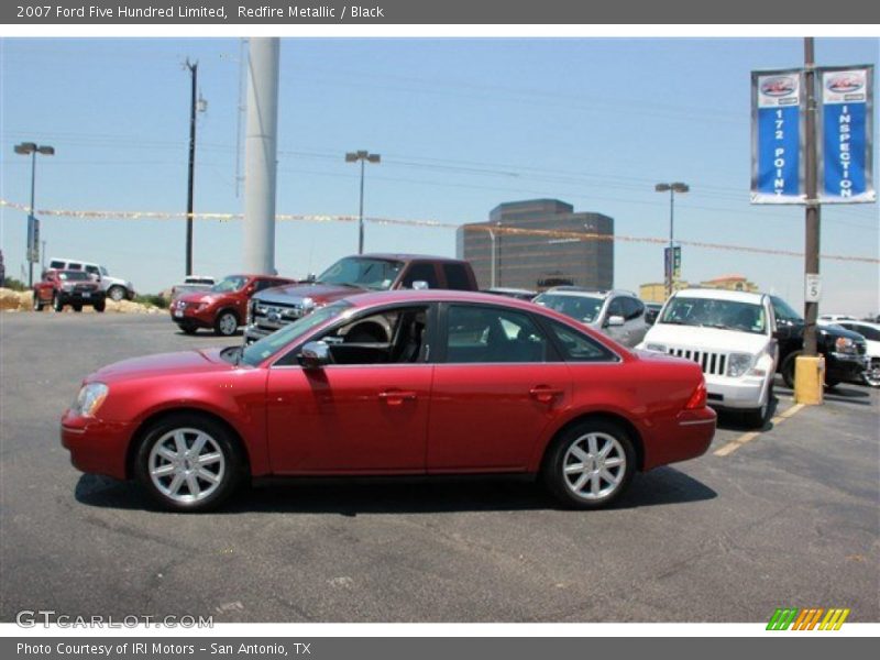 Redfire Metallic / Black 2007 Ford Five Hundred Limited