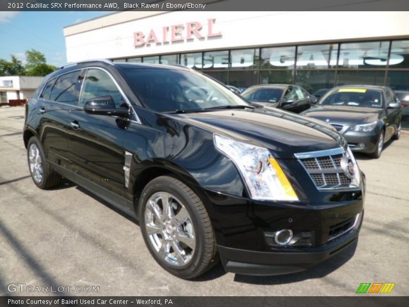 Black Raven / Ebony/Ebony 2012 Cadillac SRX Performance AWD