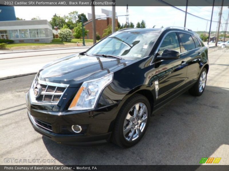Black Raven / Ebony/Ebony 2012 Cadillac SRX Performance AWD