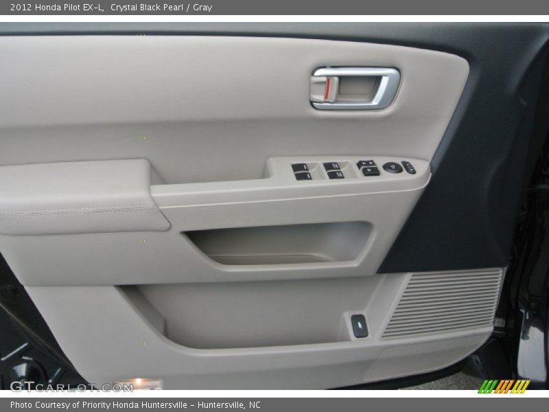 Crystal Black Pearl / Gray 2012 Honda Pilot EX-L