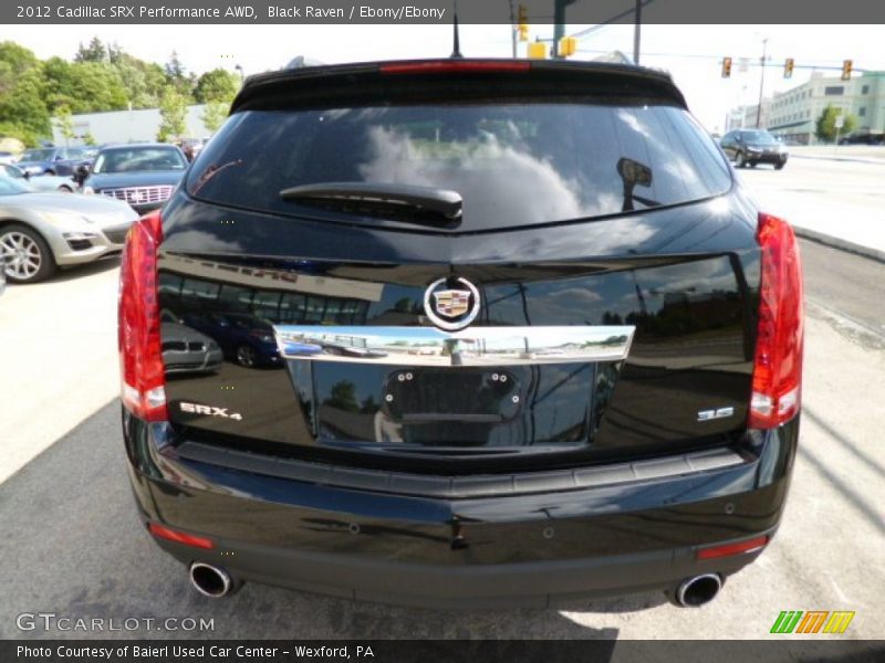 Black Raven / Ebony/Ebony 2012 Cadillac SRX Performance AWD