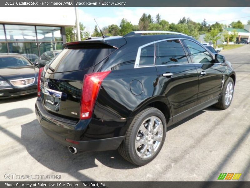 Black Raven / Ebony/Ebony 2012 Cadillac SRX Performance AWD