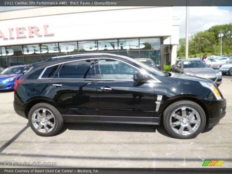 Black Raven / Ebony/Ebony 2012 Cadillac SRX Performance AWD
