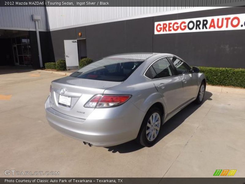 Ingot Silver / Black 2012 Mazda MAZDA6 i Touring Sedan