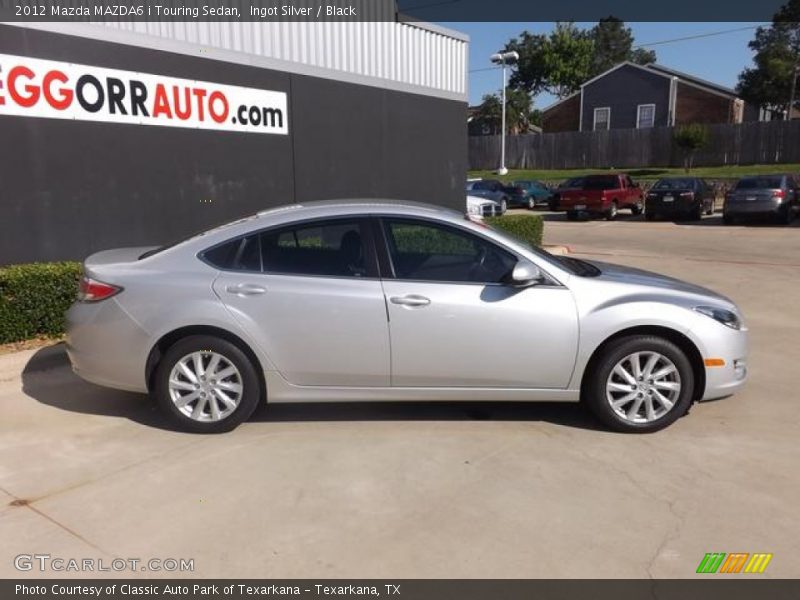 Ingot Silver / Black 2012 Mazda MAZDA6 i Touring Sedan