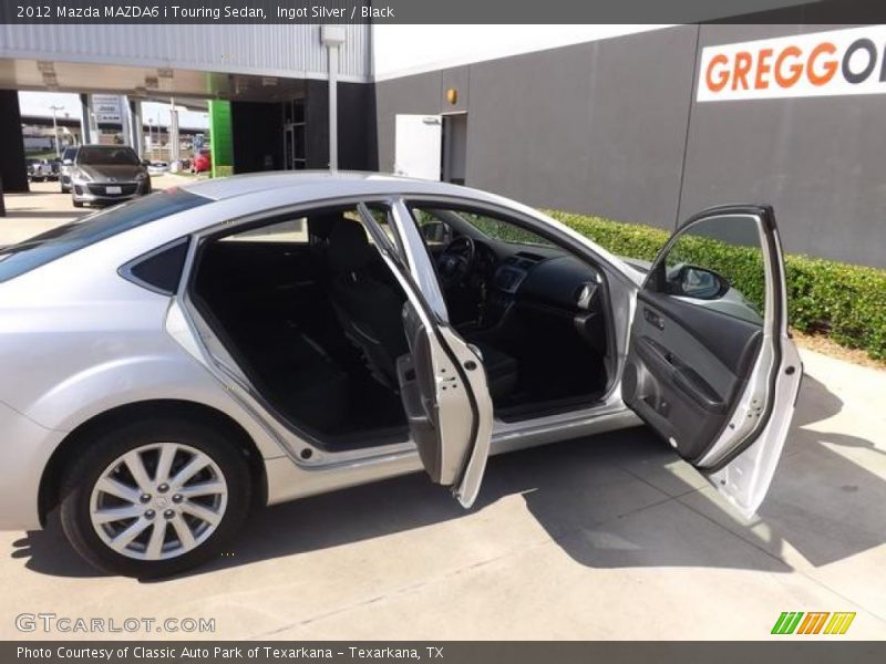 Ingot Silver / Black 2012 Mazda MAZDA6 i Touring Sedan