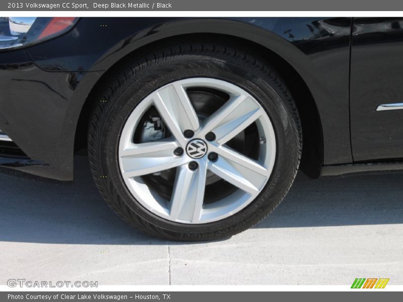 Deep Black Metallic / Black 2013 Volkswagen CC Sport