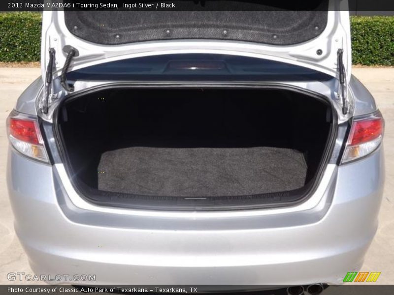 Ingot Silver / Black 2012 Mazda MAZDA6 i Touring Sedan