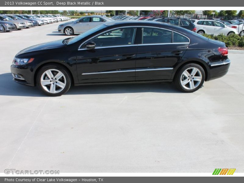 Deep Black Metallic / Black 2013 Volkswagen CC Sport