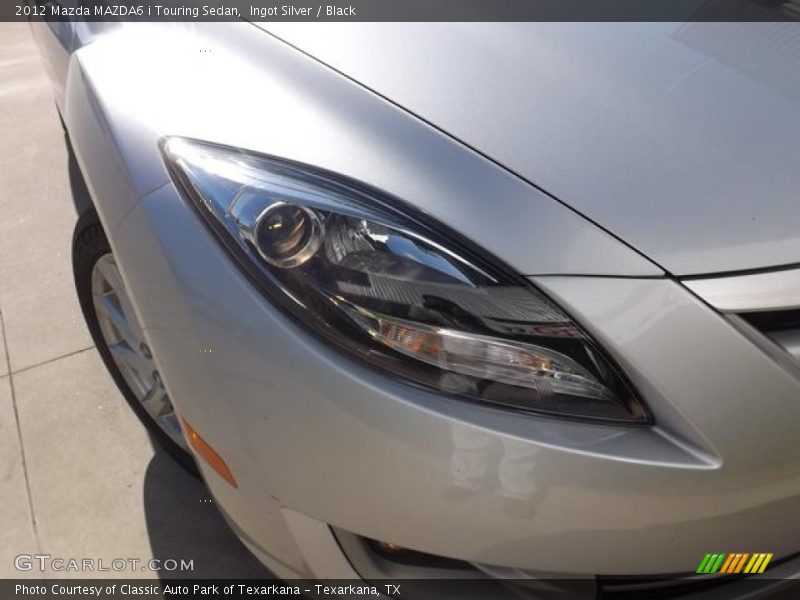 Ingot Silver / Black 2012 Mazda MAZDA6 i Touring Sedan