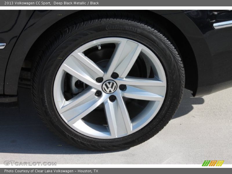 Deep Black Metallic / Black 2013 Volkswagen CC Sport