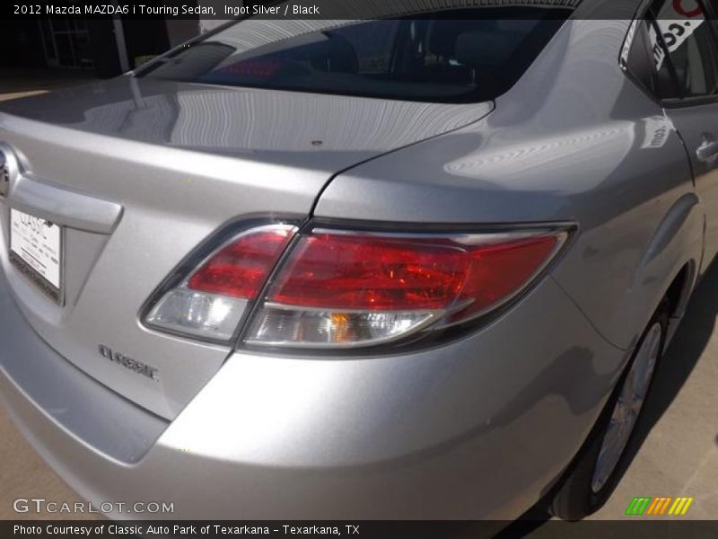 Ingot Silver / Black 2012 Mazda MAZDA6 i Touring Sedan