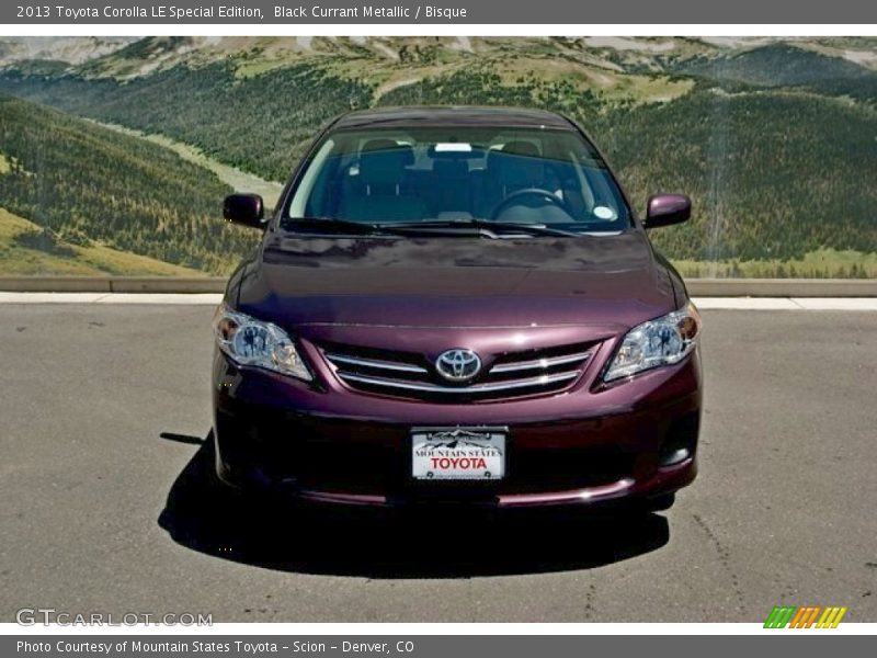 Black Currant Metallic / Bisque 2013 Toyota Corolla LE Special Edition