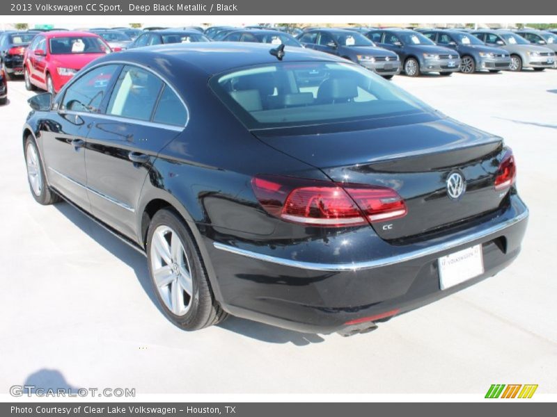 Deep Black Metallic / Black 2013 Volkswagen CC Sport