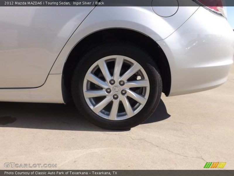 Ingot Silver / Black 2012 Mazda MAZDA6 i Touring Sedan