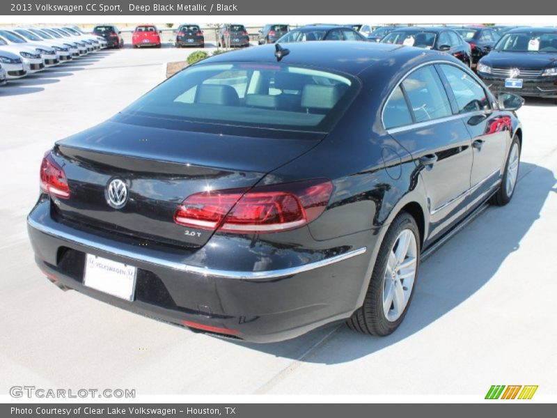Deep Black Metallic / Black 2013 Volkswagen CC Sport